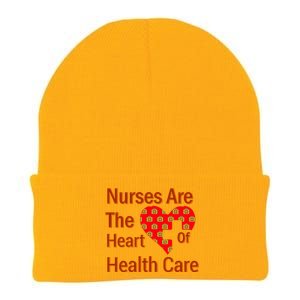 Nurses Are The Heart Of Health Care Knit Cap Winter Beanie