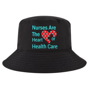 Nurses Are The Heart Of Health Care Cool Comfort Performance Bucket Hat