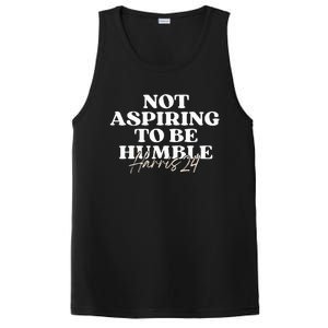 Not Aspiring To Be Humble Kamala Harris Feminist Message PosiCharge Competitor Tank