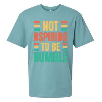 Not Aspiring To Be Humble Kamala Harris Sueded Cloud Jersey T-Shirt