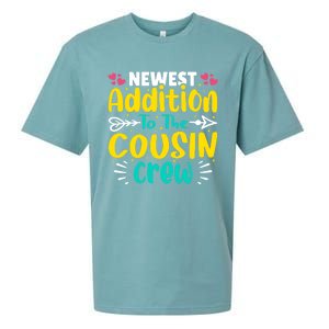 Newest Addition To The Cousin Crew Gift Sueded Cloud Jersey T-Shirt