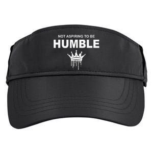 Not Aspiring To Be Humble Kamala Harris Feminist Message Adult Drive Performance Visor