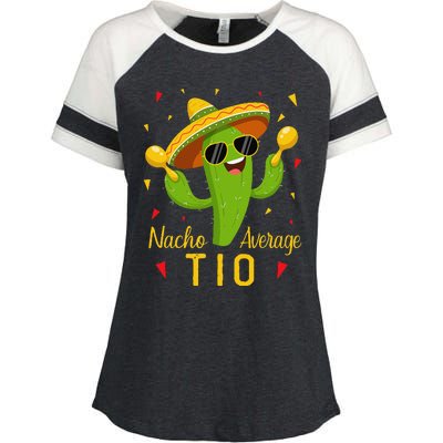 Nacho Average Tio Uncle Cinco De Mayo Fiesta Party Enza Ladies Jersey Colorblock Tee