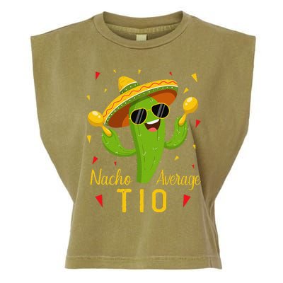 Nacho Average Tio Uncle Cinco De Mayo Fiesta Party Garment-Dyed Women's Muscle Tee