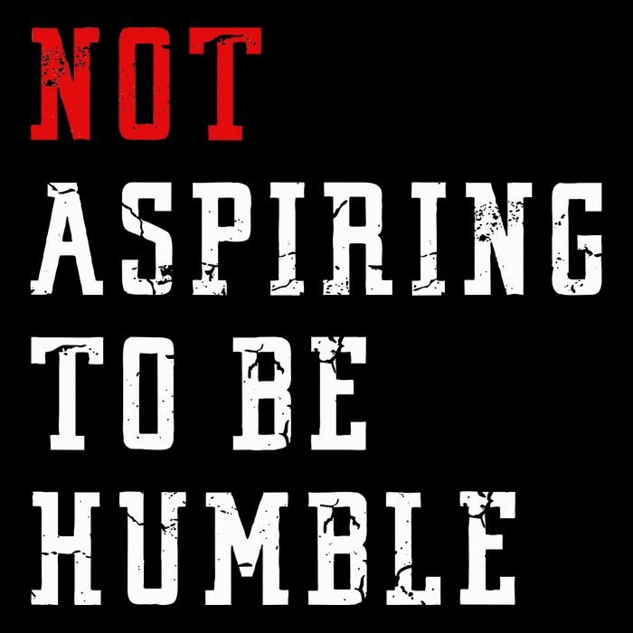 Not Aspiring To Be Humble Wool Snapback Cap