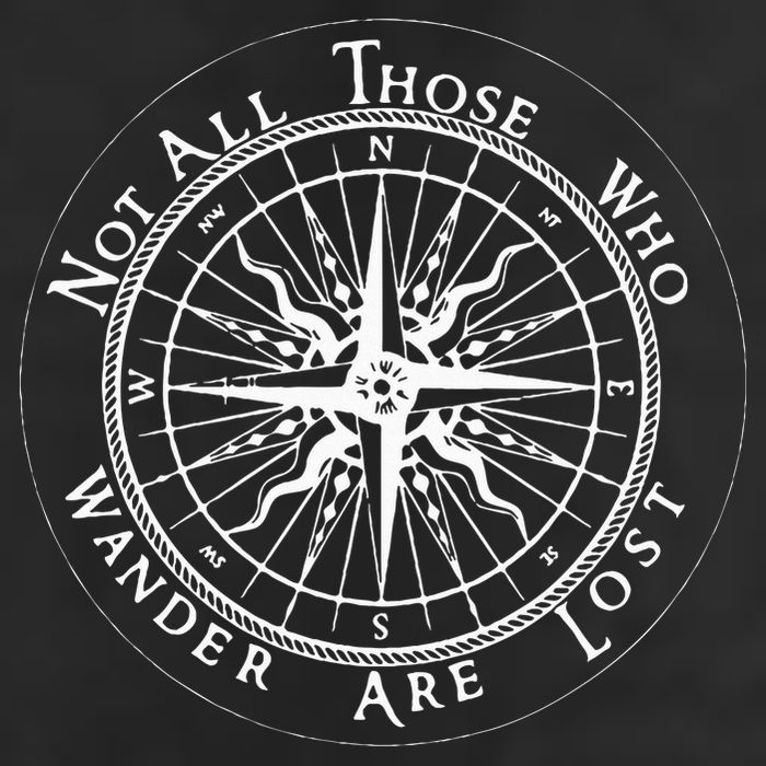 Not All Those Who Wander Are Lost 25L Jumbo Tote