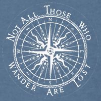 Not All Those Who Wander Are Lost Garment-Dyed Sweatshirt
