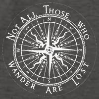 Not All Those Who Wander Are Lost Vector Backpack