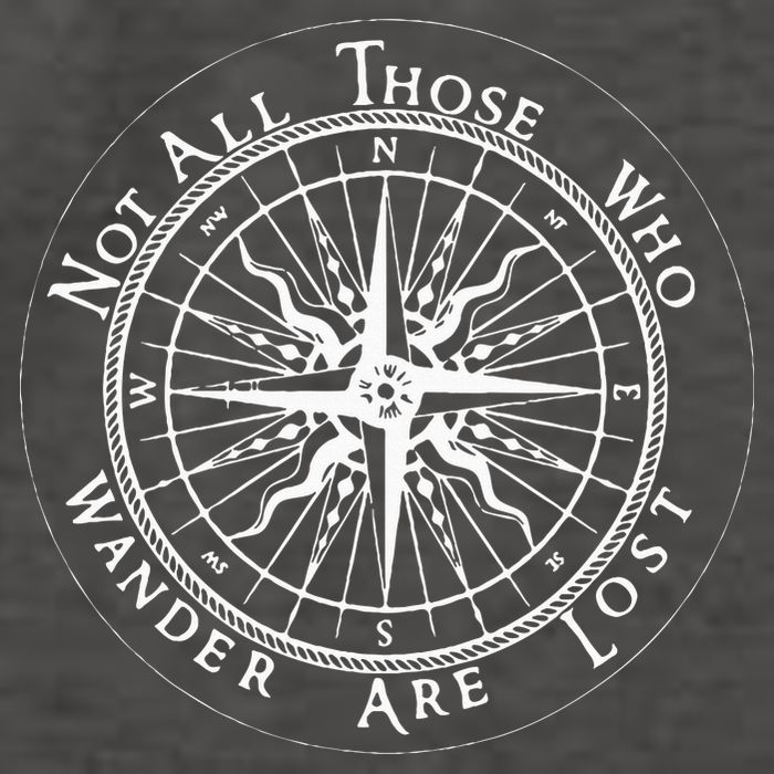 Not All Those Who Wander Are Lost Vector Backpack