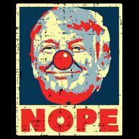 Nope Anti Trump Clown Vintage Retro Impeach No Donald Cooling Performance Crew T-Shirt