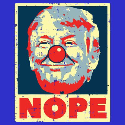Nope Anti Trump Clown Vintage Retro Impeach No Donald T-Shirt