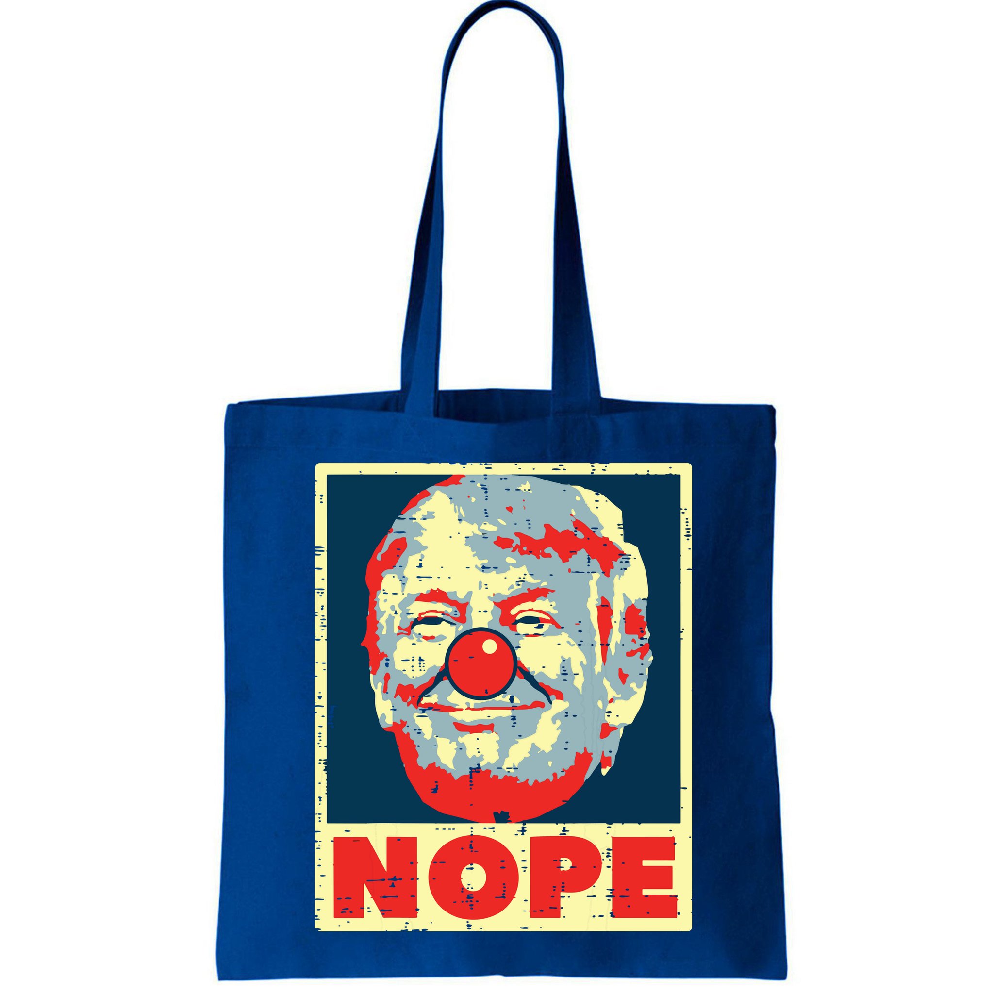 Nope Anti Trump Clown Vintage Retro Impeach No Donald Bag