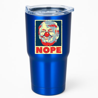 Nope Anti Trump Clown Vintage Retro Impeach No Donald Tumbler