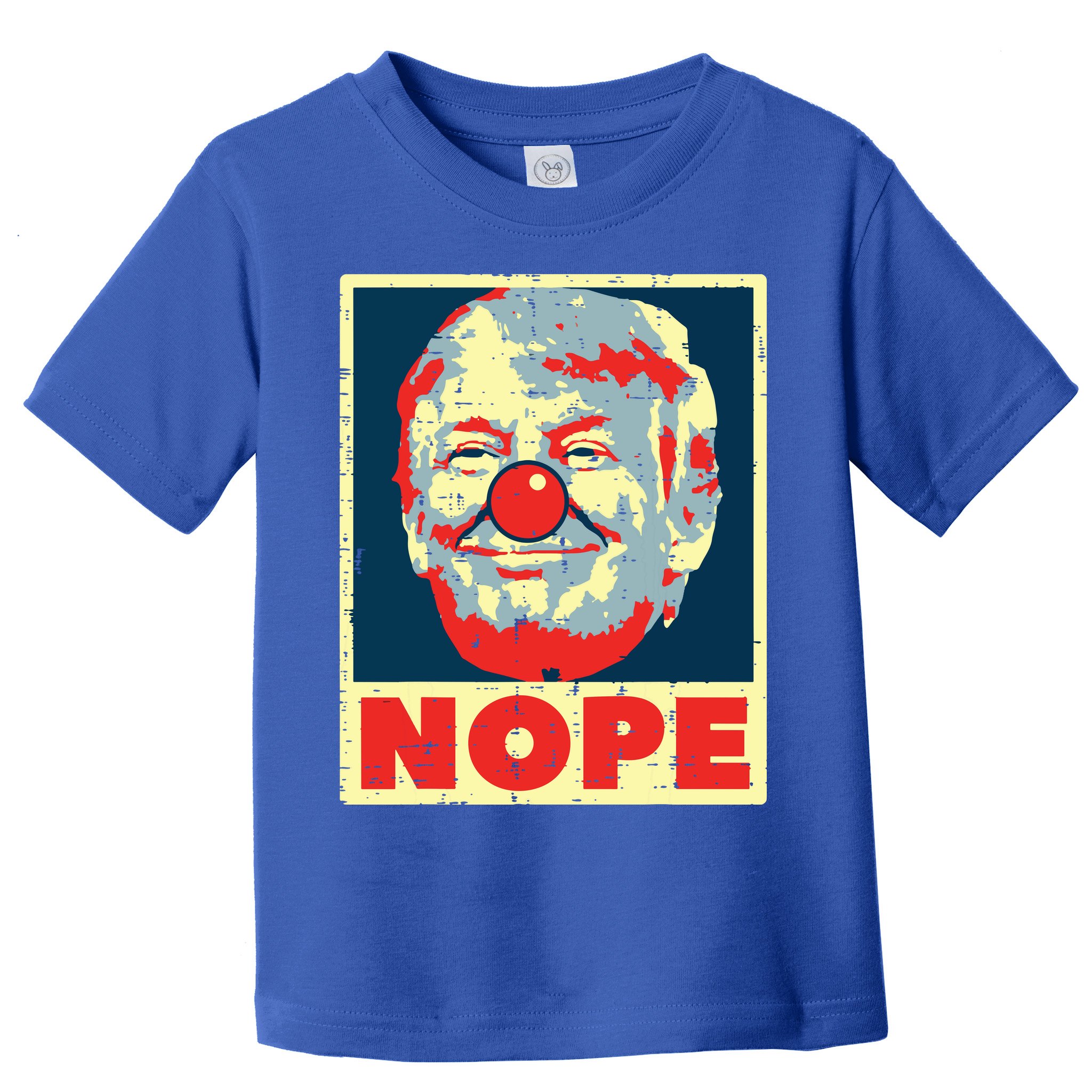 Nope Anti Trump Clown Vintage Retro Impeach No Donald Toddler T-Shirt