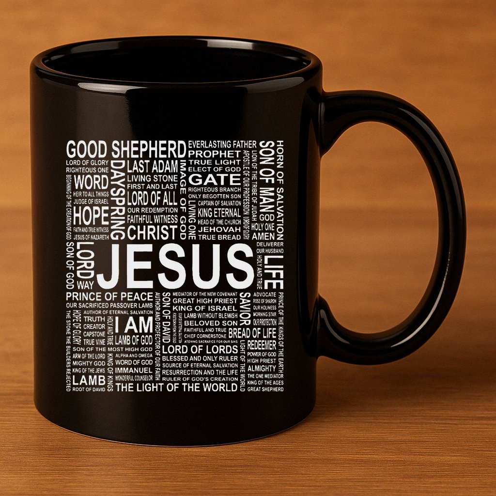Names And Titles Of Jesus Christian 11oz C Handle Ceramic Mug