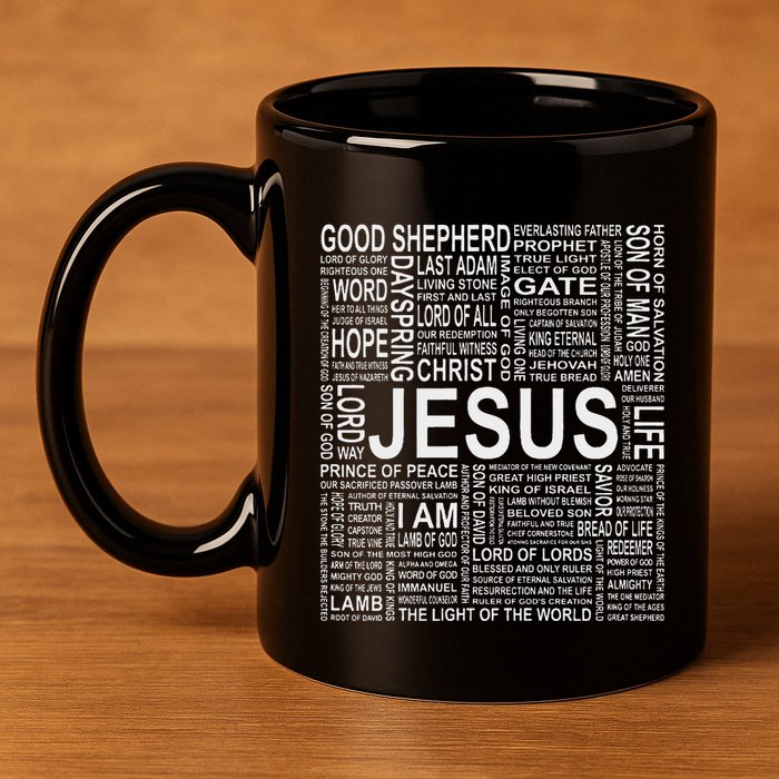 Names And Titles Of Jesus Christian 11oz C Handle Ceramic Mug