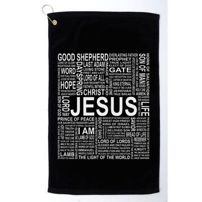 Names And Titles Of Jesus Christian Golf Towel