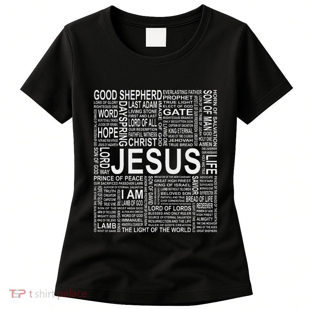 Names And Titles Of Jesus Christian Womens T-Shirt