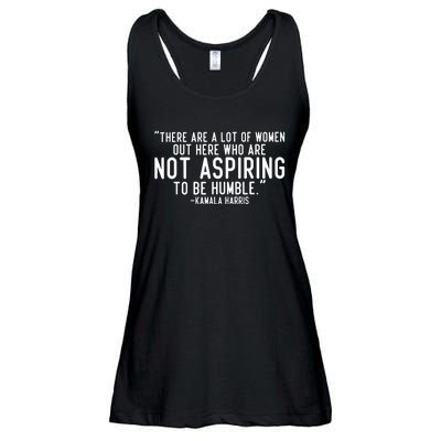 Not Aspiring To Be Humble Kamala Harris Ladies Essential Flowy Tank