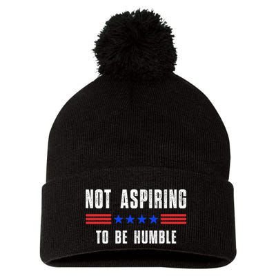 Not Aspiring To Be Humble Pom Pom 12in Knit Beanie