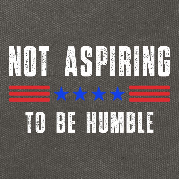 Not Aspiring To Be Humble Cotton Canvas Backpack