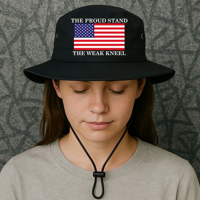 National Anthem The Proud Stand The Weak Kneel Bucket Hat