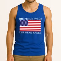 National Anthem The Proud Stand The Weak Kneel Tank Top