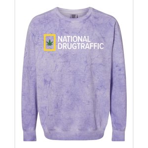 National Drug Traffic Parody Drug Colorblast Crewneck Sweatshirt