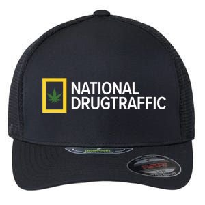 National Drug Traffic Parody Drug Flexfit Unipanel Trucker Cap