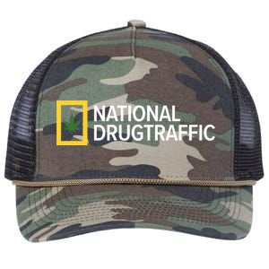 National Drug Traffic Parody Drug Retro Rope Trucker Hat Cap