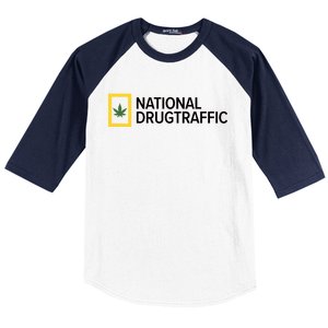 National Drug Traffic Parody Drug Baseball Sleeve Shirt