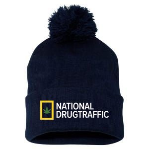 National Drug Traffic Parody Drug Pom Pom 12in Knit Beanie