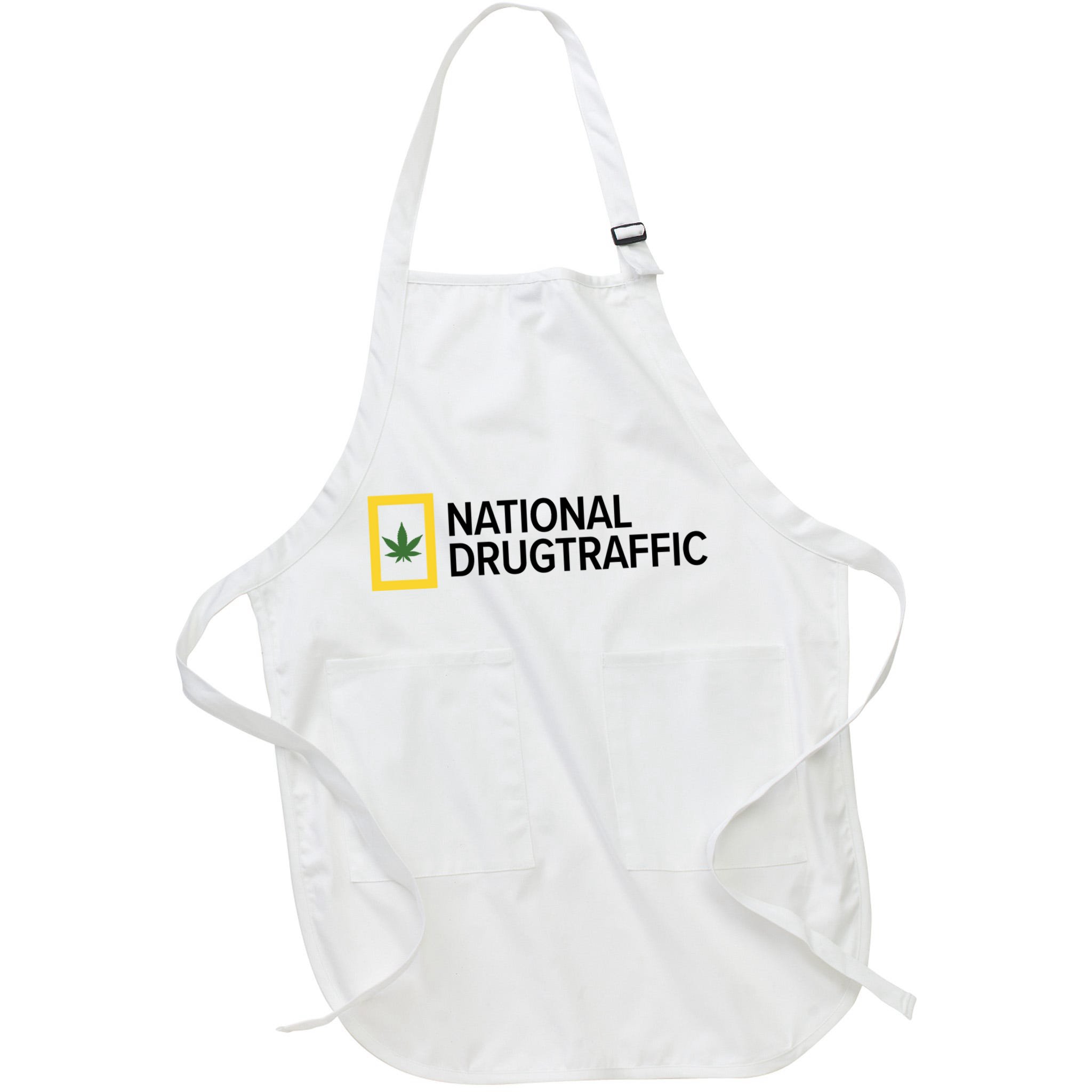 National Drug Traffic Parody Drug Apron
