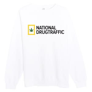 National Drug Traffic Parody Drug Premium Crewneck Sweatshirt