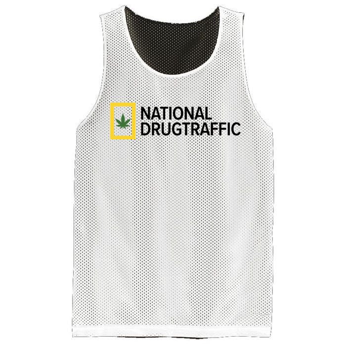 National Drug Traffic Parody Drug Mesh Reversible Basketball Jersey Tank