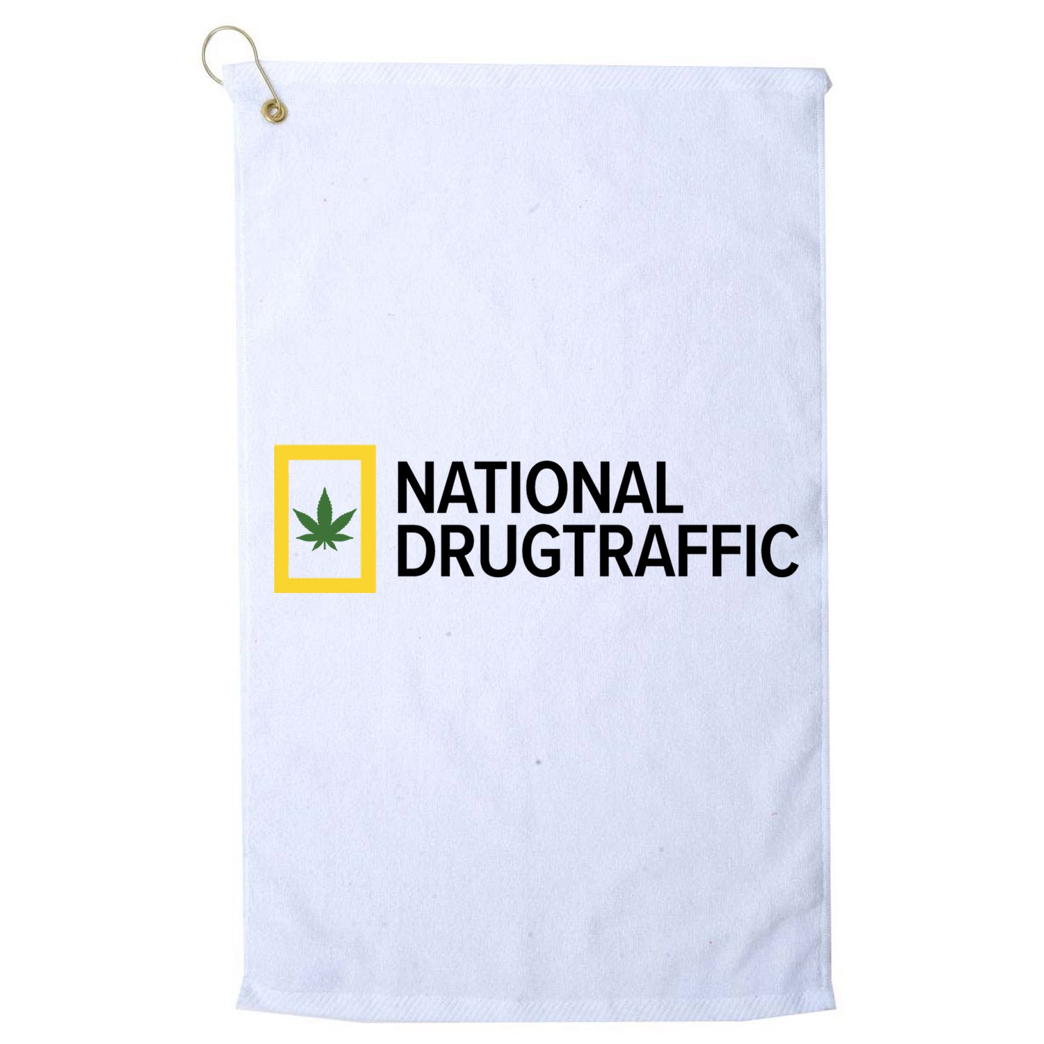 National Drug Traffic Parody Drug Golf Towel
