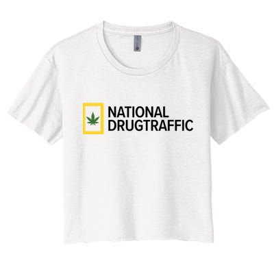 National Drug Traffic Parody Drug Crop Top