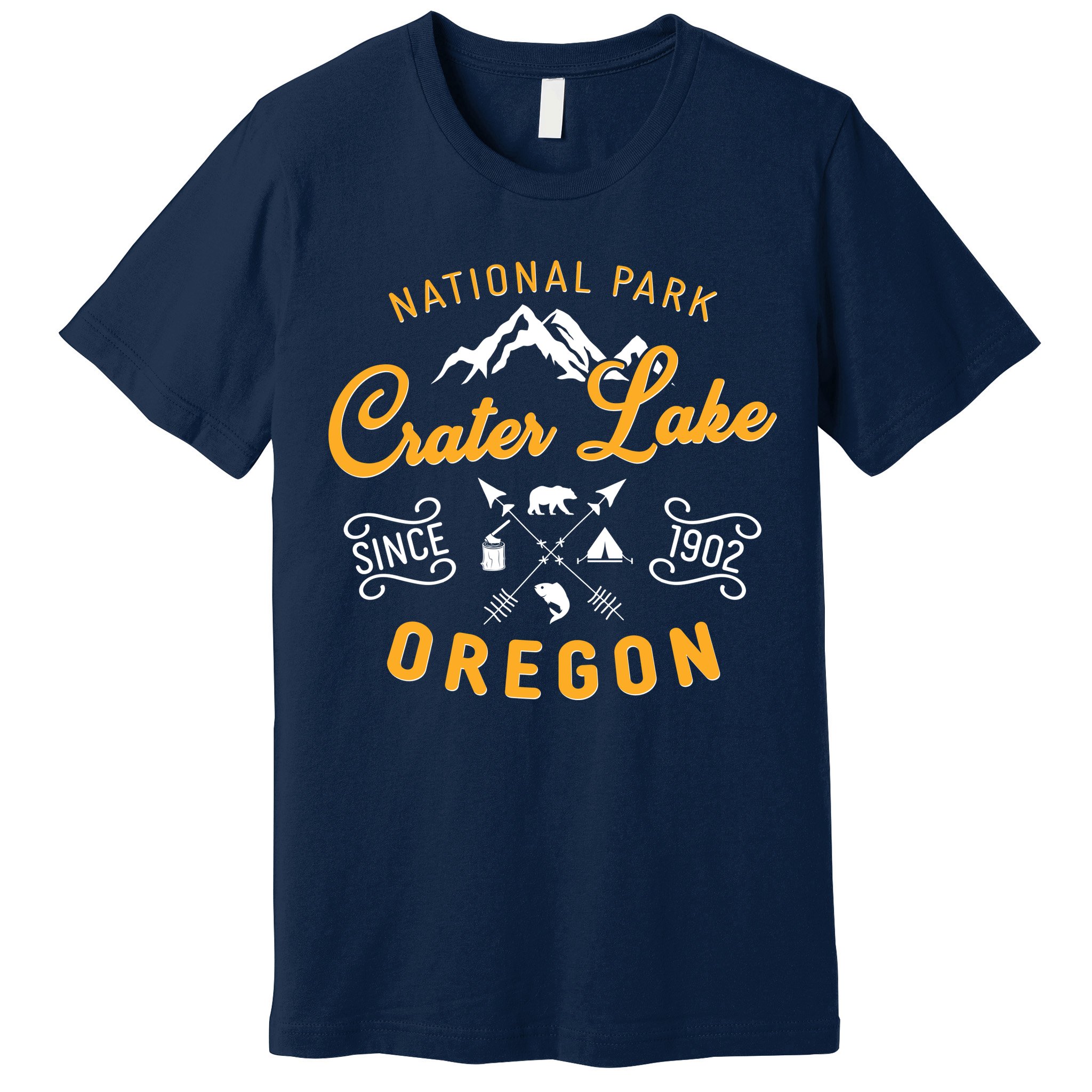 National Park Crater Lake Oregon Since 1902 Premium T-Shirt
