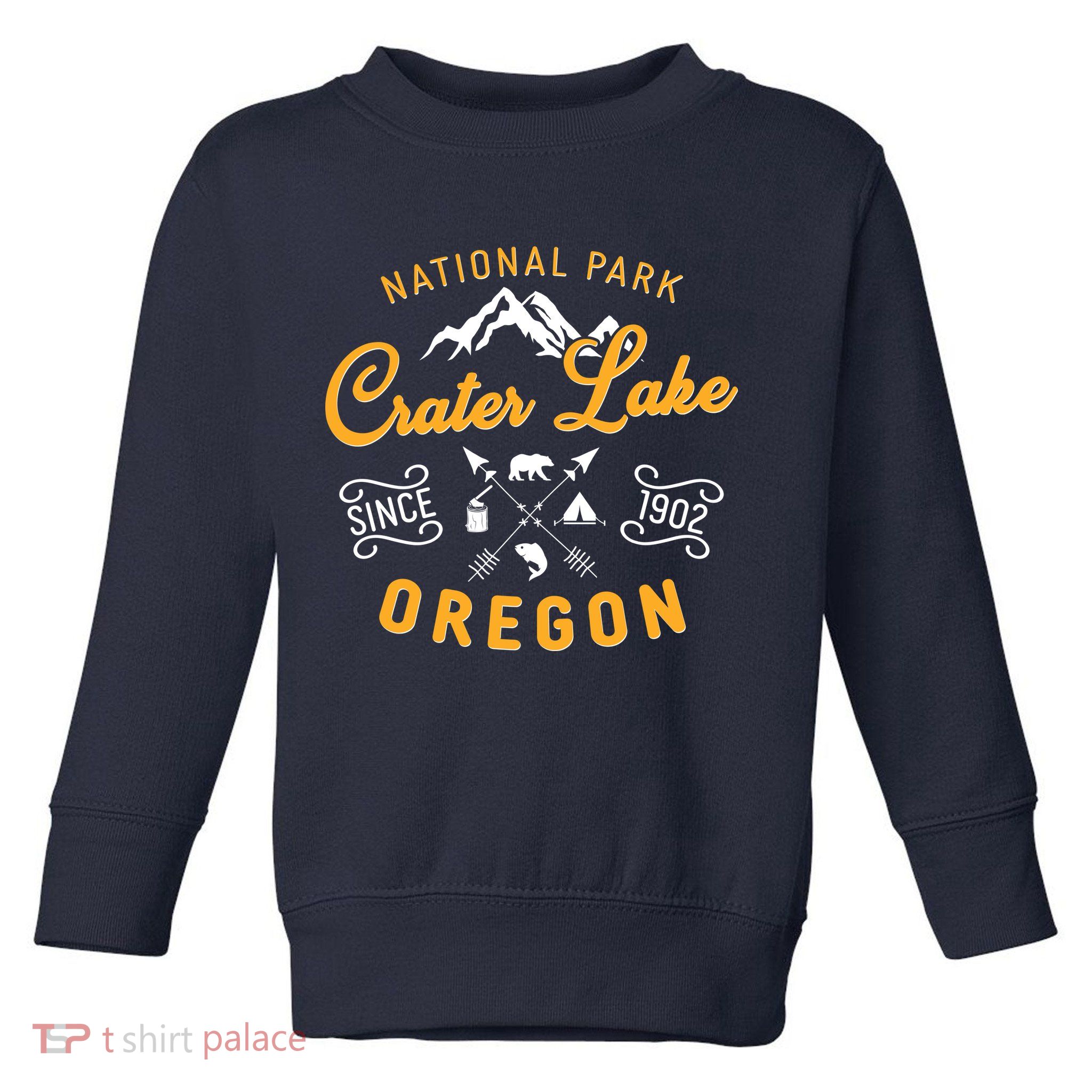 National Park Crater Lake Oregon Since 1902 Toddler Sweatshirt