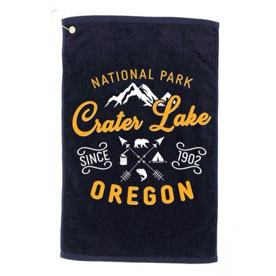 National Park Crater Lake Oregon Since 1902 Golf Towel