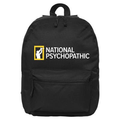 National Psychopathic 16 in Basic Backpack