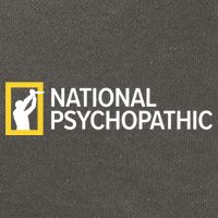 National Psychopathic Cotton Canvas Backpack