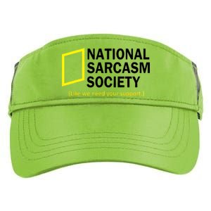 National Sarcasm Society Adult Drive Performance Visor