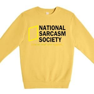 National Sarcasm Society Premium Crewneck Sweatshirt