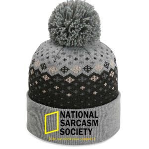 National Sarcasm Society The Baniff Cuffed Pom Beanie