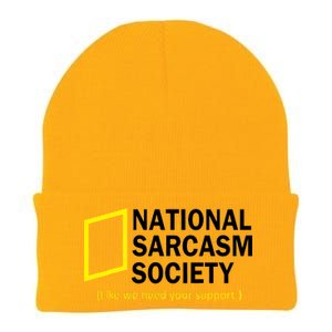 National Sarcasm Society Knit Cap Winter Beanie