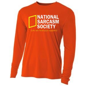 National Sarcasm Society Cooling Performance Long Sleeve Crew