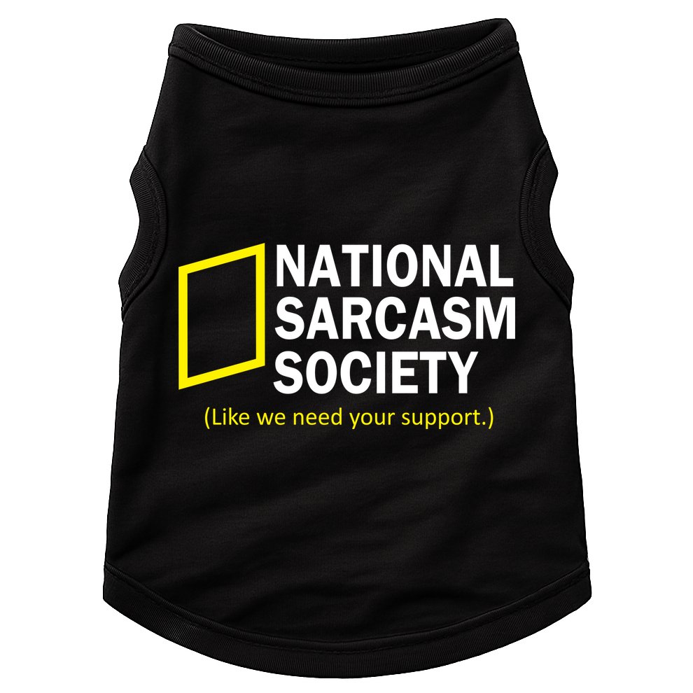 National Sarcasm Society Doggie Tank