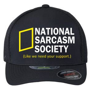 National Sarcasm Society Flexfit Unipanel Trucker Cap