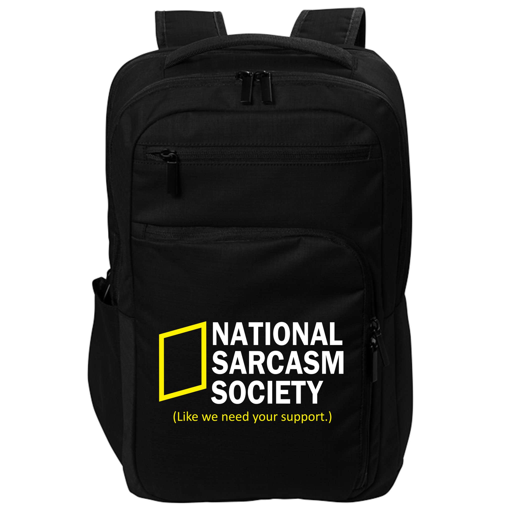 National Sarcasm Society Impact Tech Backpack